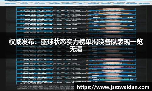权威发布：篮球状态实力榜单揭晓各队表现一览无遗
